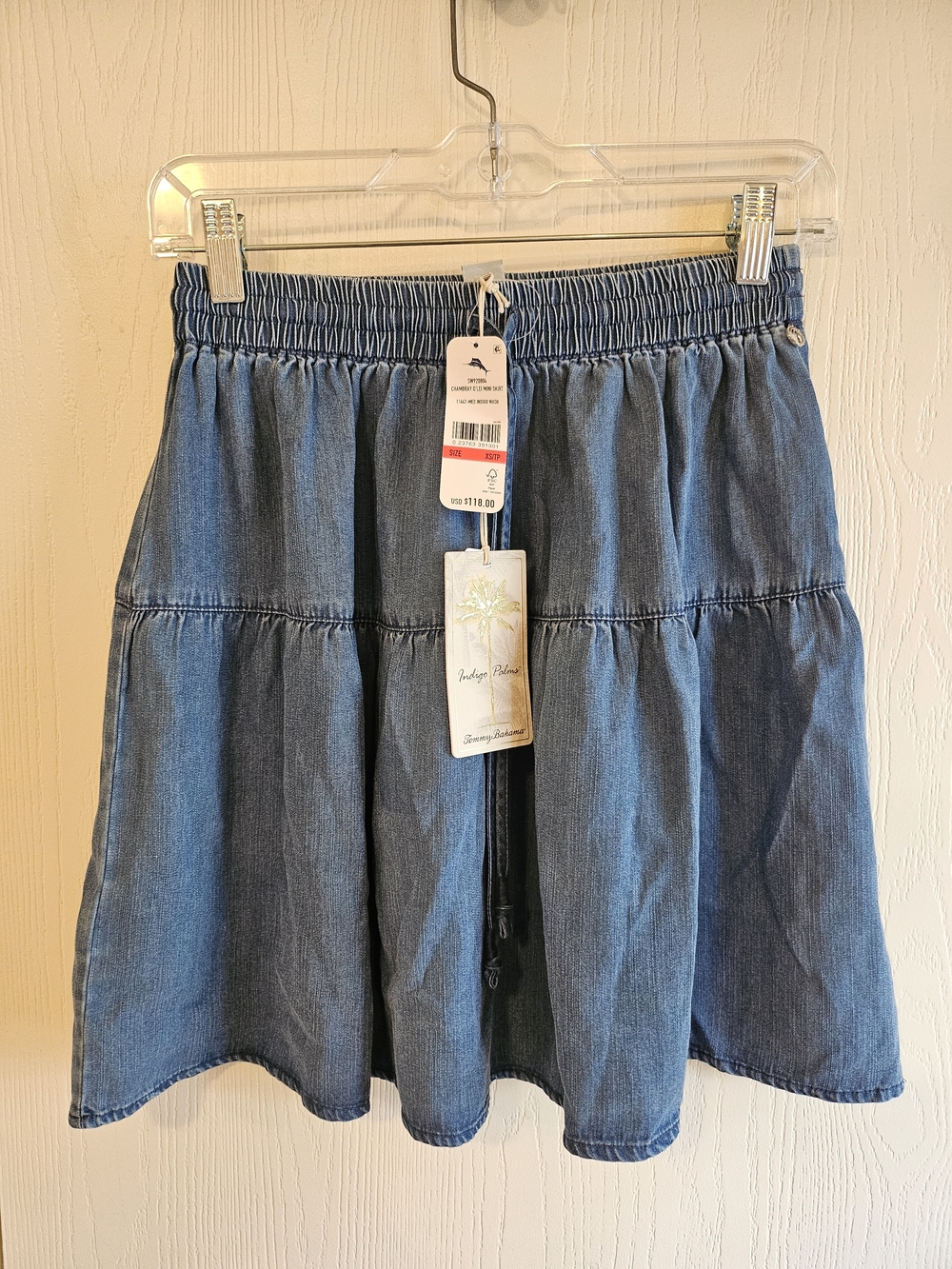 Denim Blue Tommy Bahama Women's Skirt in XS New With Tags
